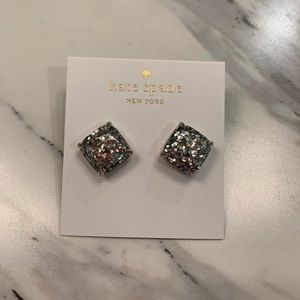 Kate Spade Silver confetti studs
